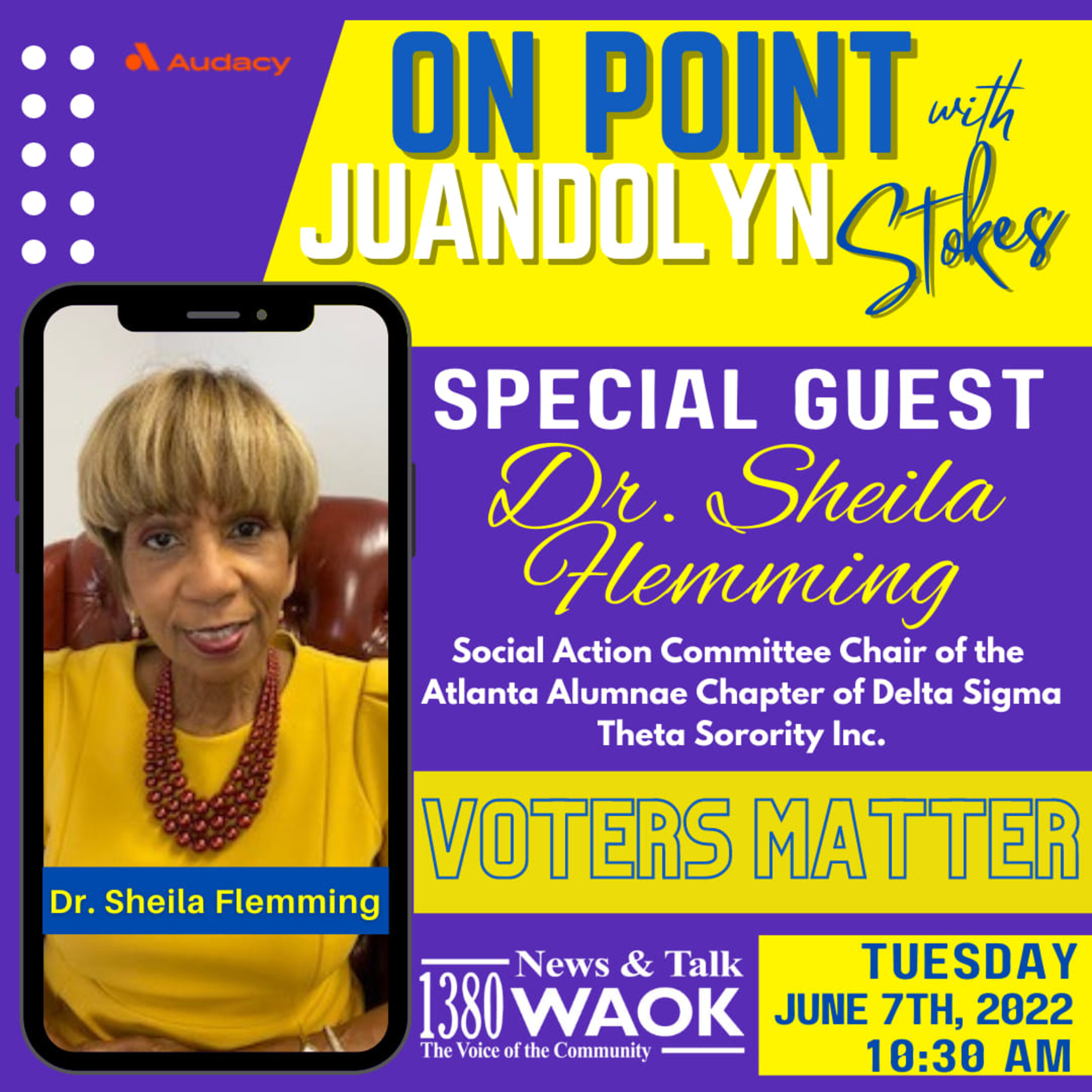 Dr. Sheila Flemming wants you to know "Voters Matter"