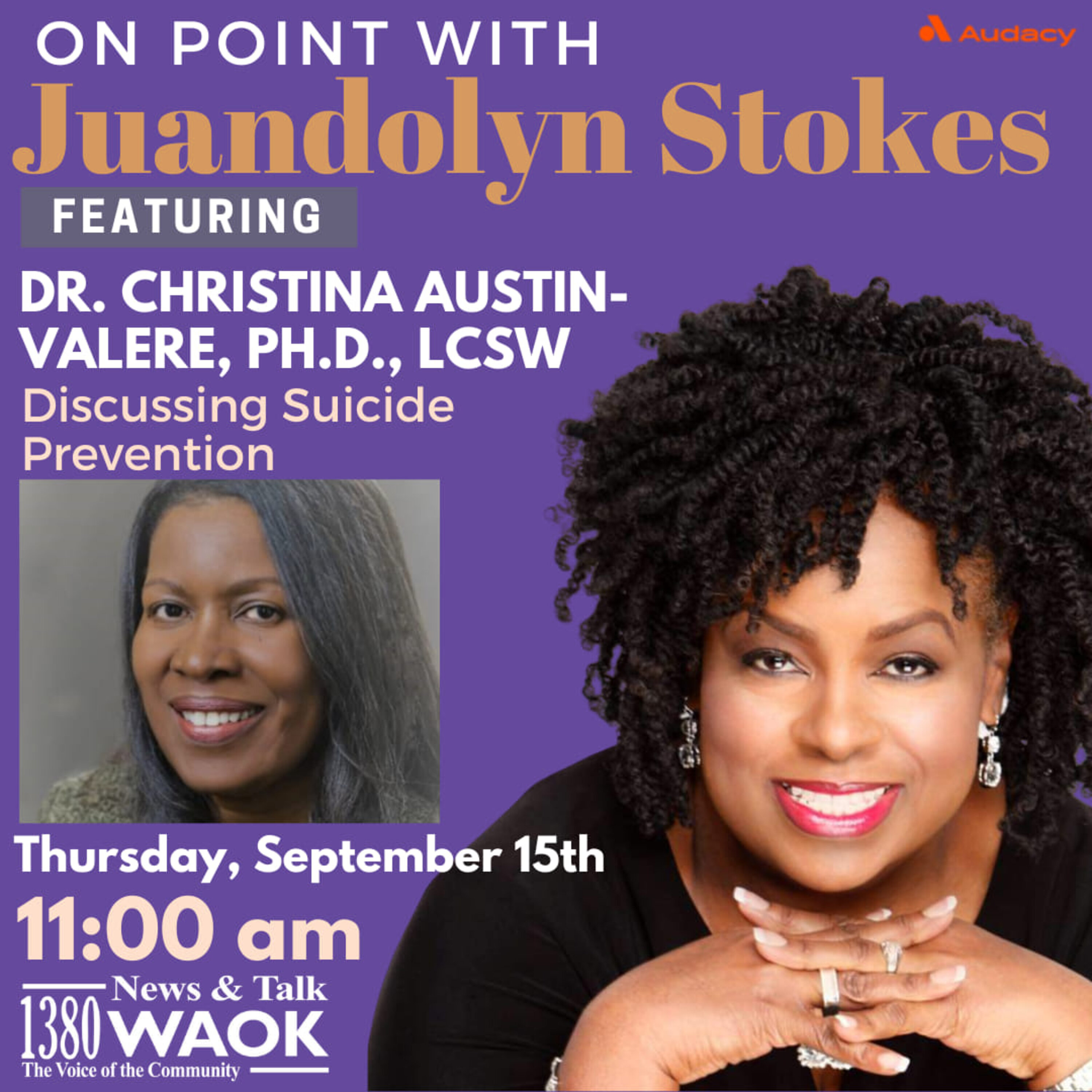 Dr. Christina Ausitn-Valere, PH.D., LCSW discusses suicide prevention