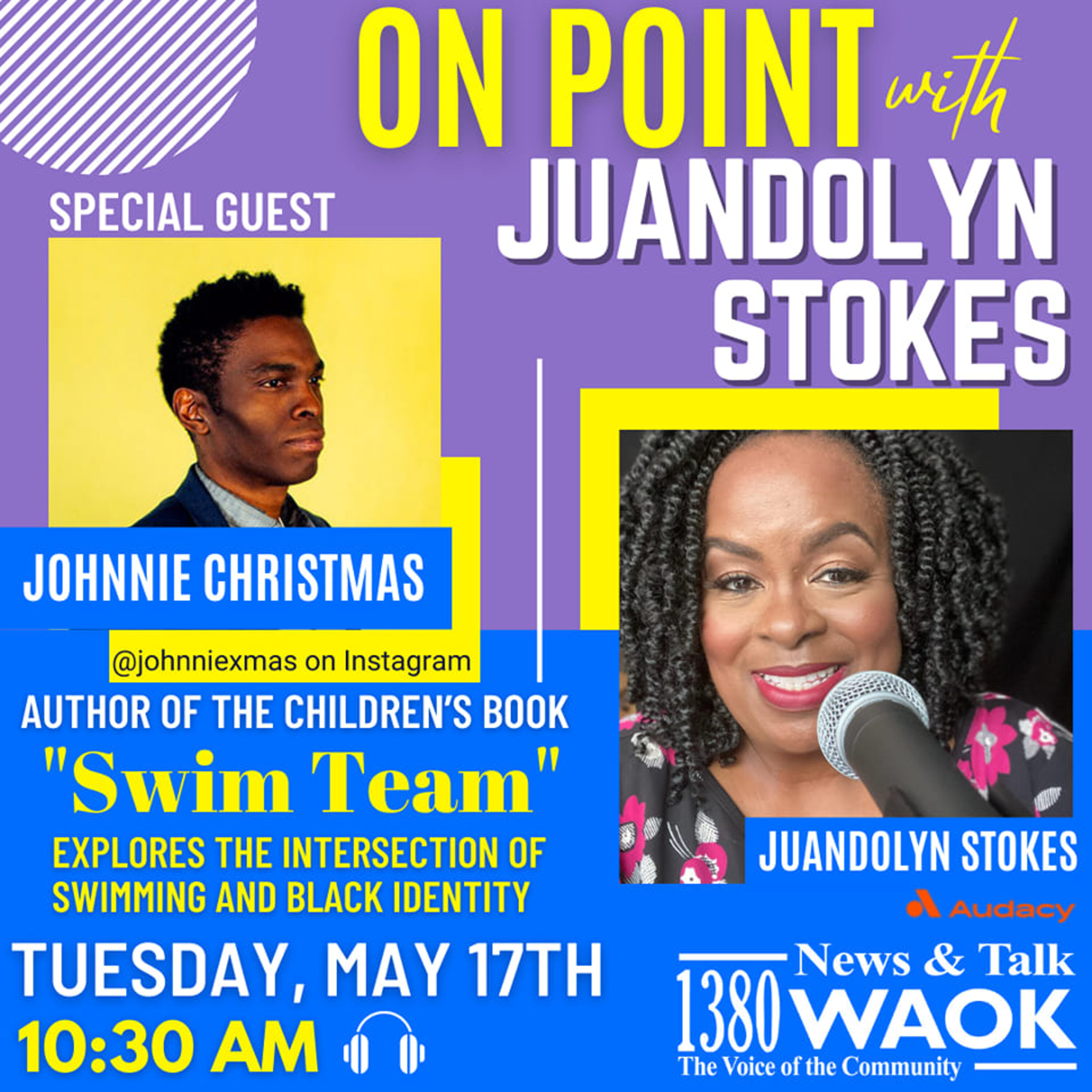 Johnnie Christmas talks latest children's book on being black while swimming
