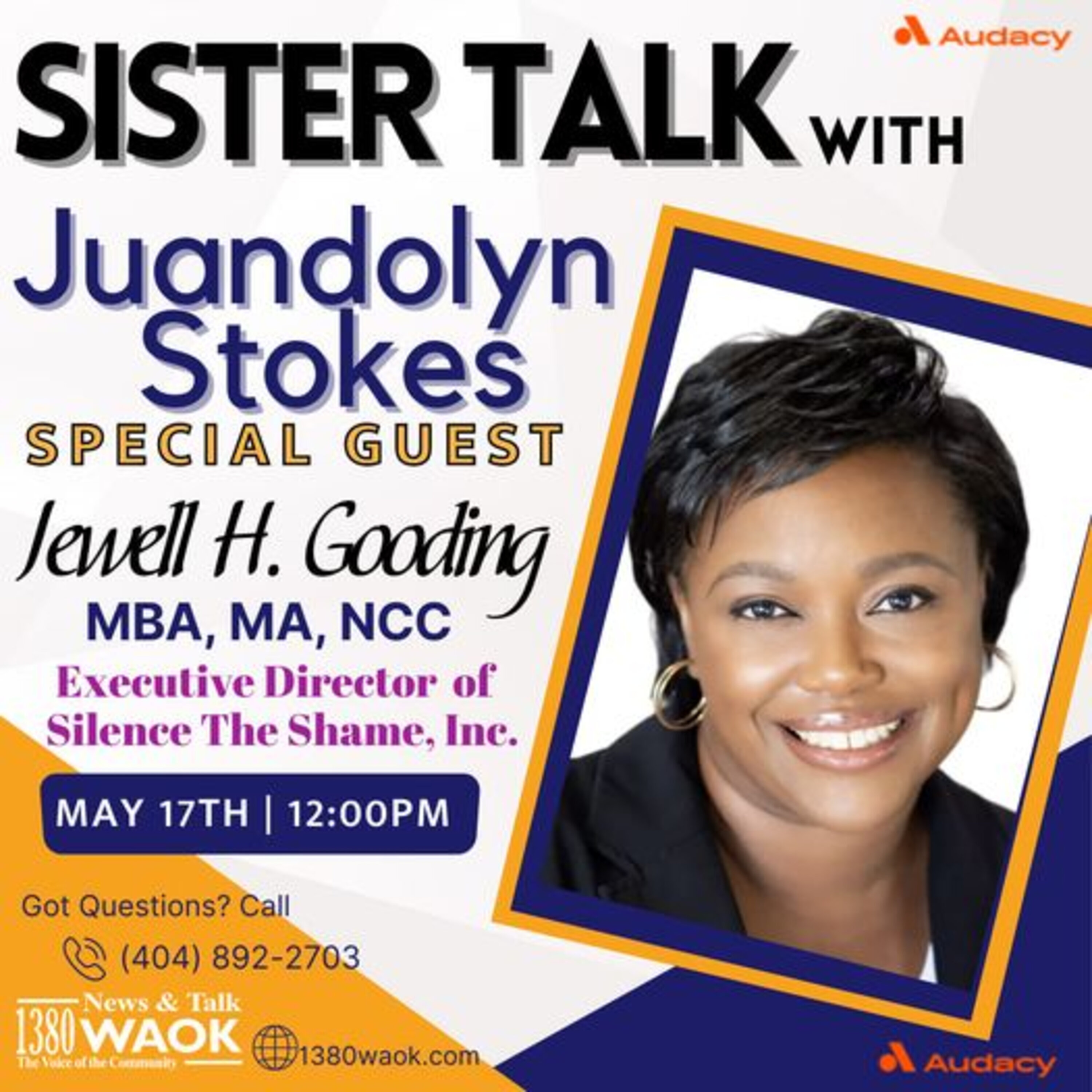 Sister Talk welcomes Jewel H. Gooding of Silence The Shame