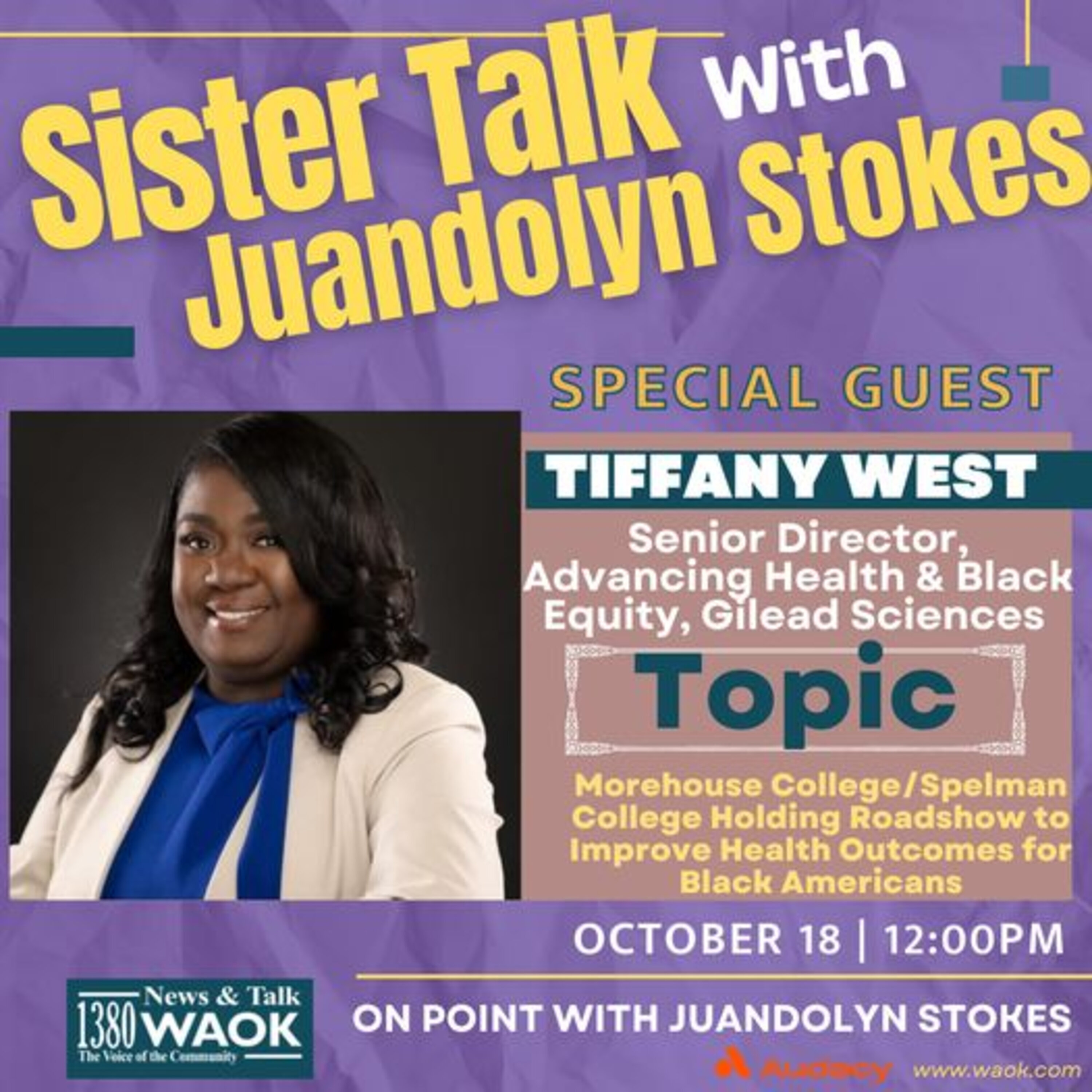 Sister Talk welcomes Senior Director Tiffany West