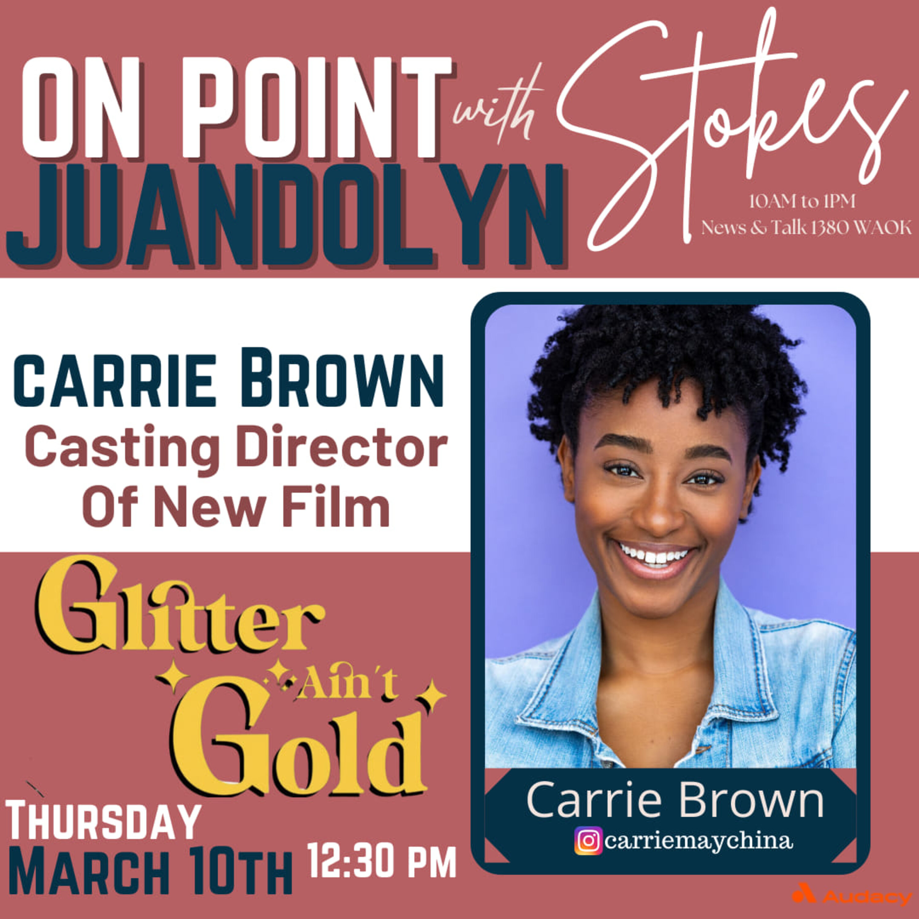 Actress Carrie Brown Interview On Point with Juandolyn Stokes 3-10-2022