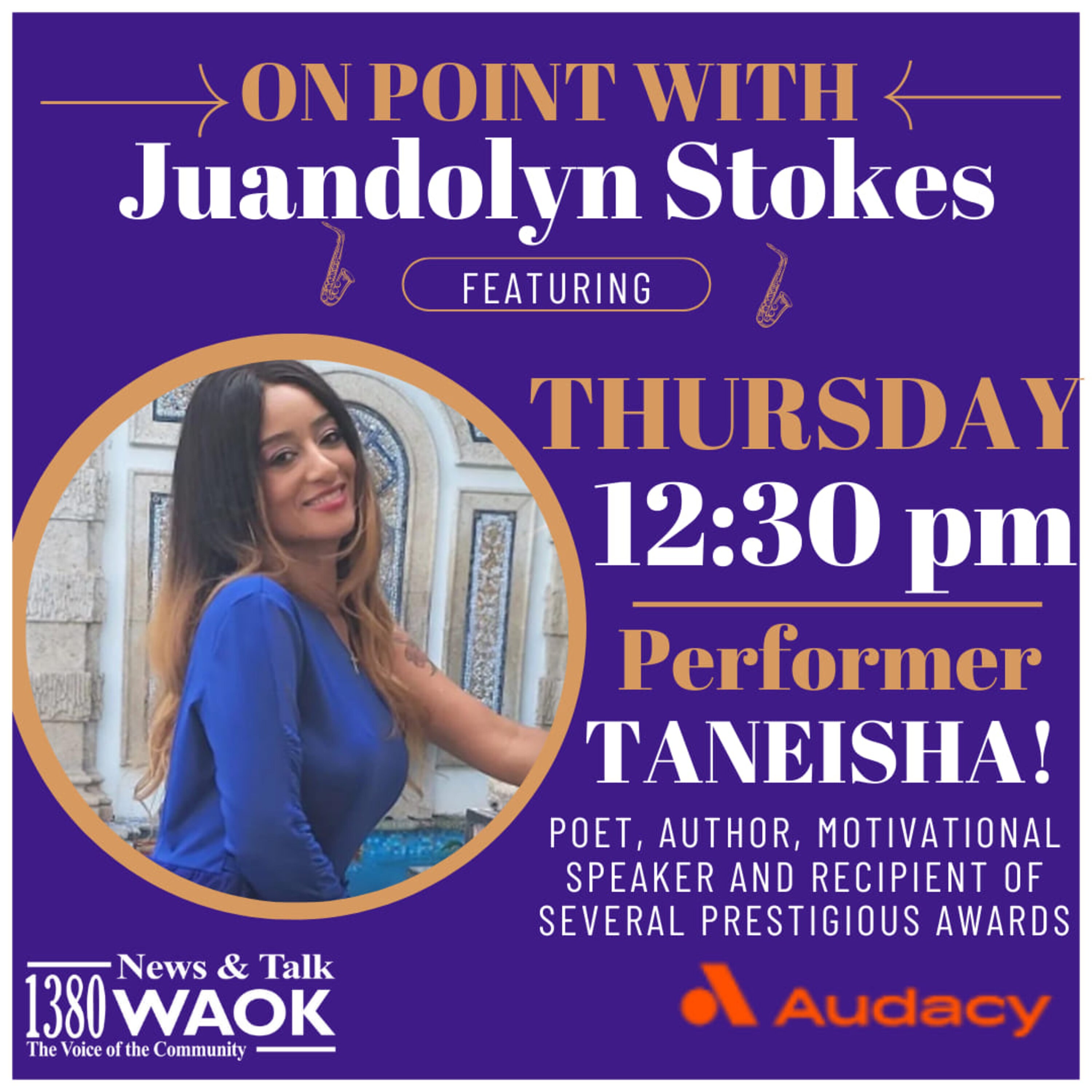 Juandolyn Stokes welcomes Performer Taneisha