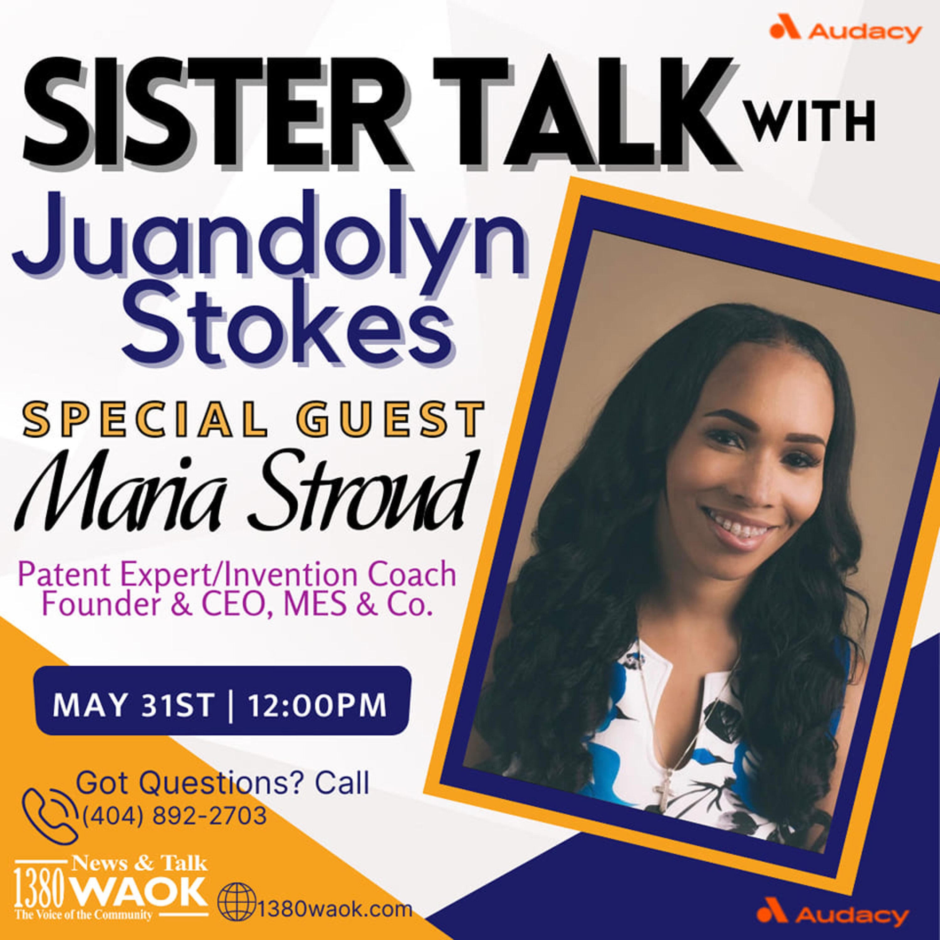 Sister Talk  welcomes Invention Coach Maria Stroud