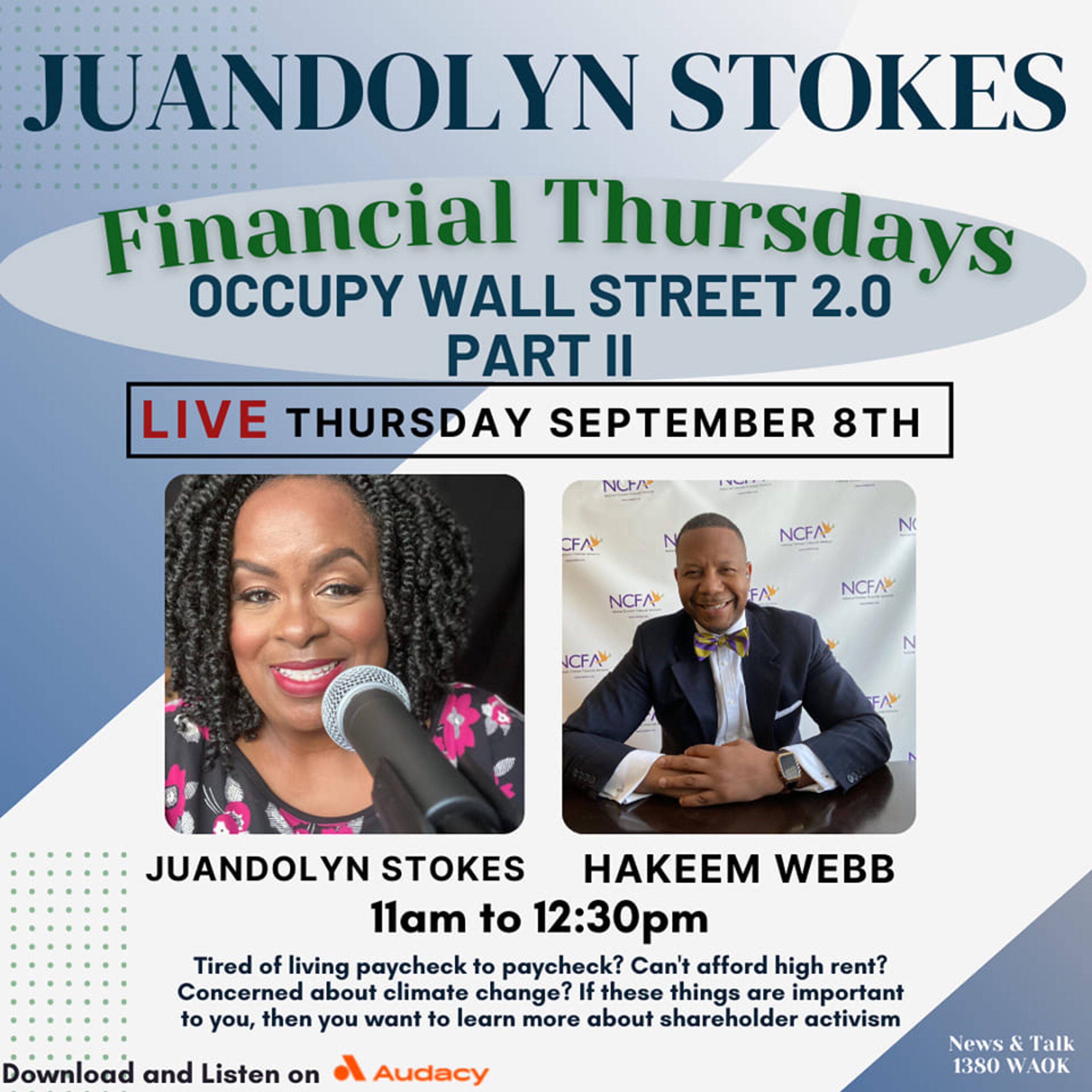 Hakeem Webb revisits previous conversation on occupy wall street