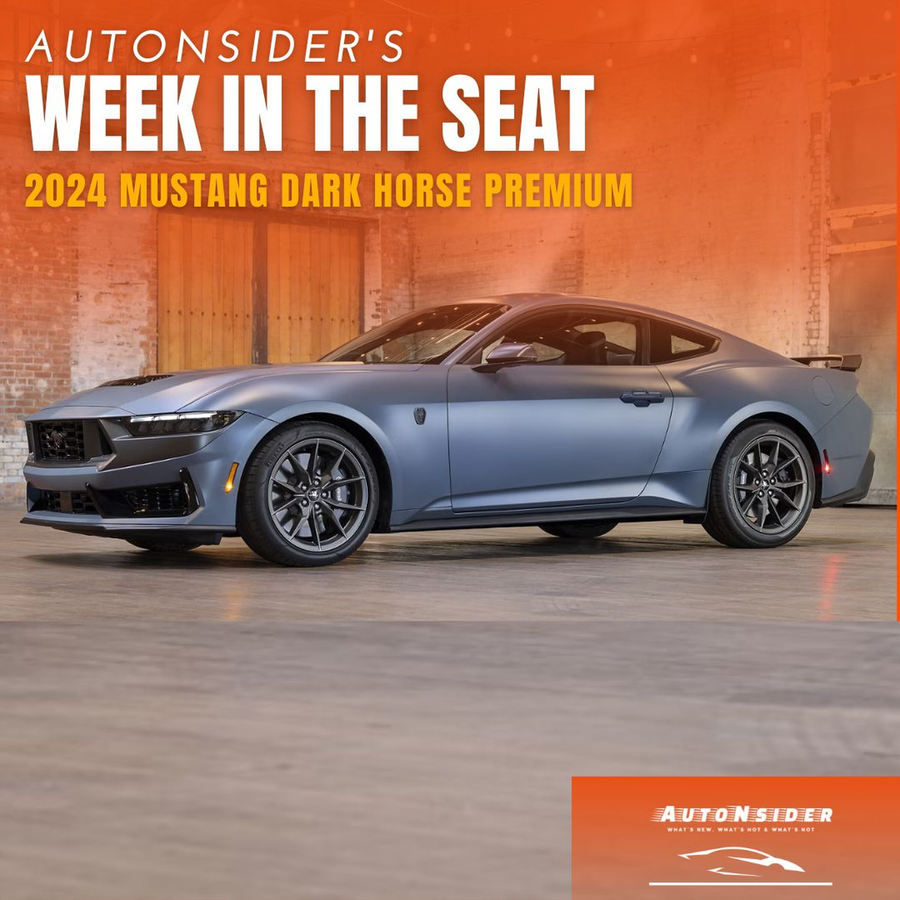 A Week in the Seat: 2024 Mustang Dark Horse Premium