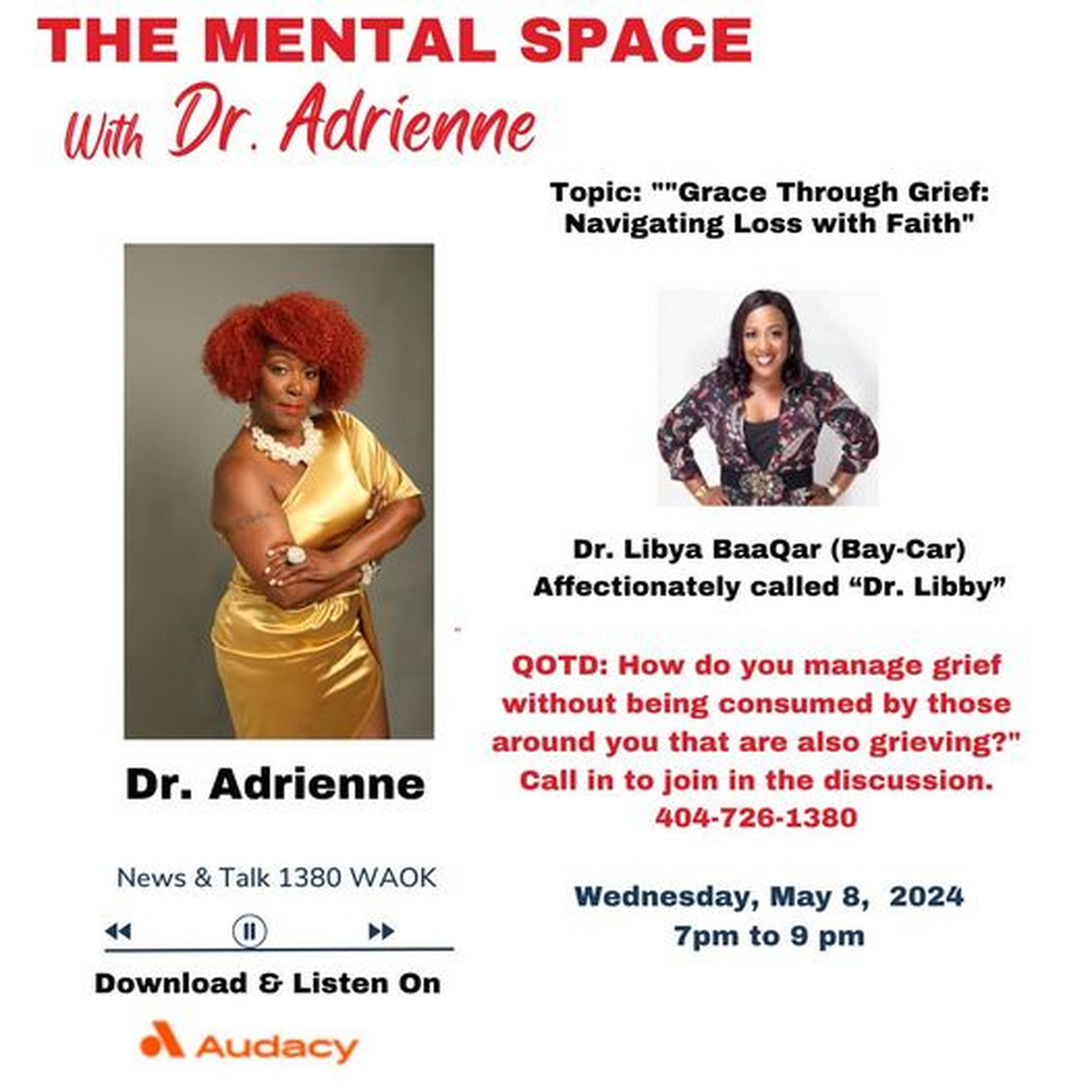 The Mental Space with Dr. Adrienne | Grace with Grief