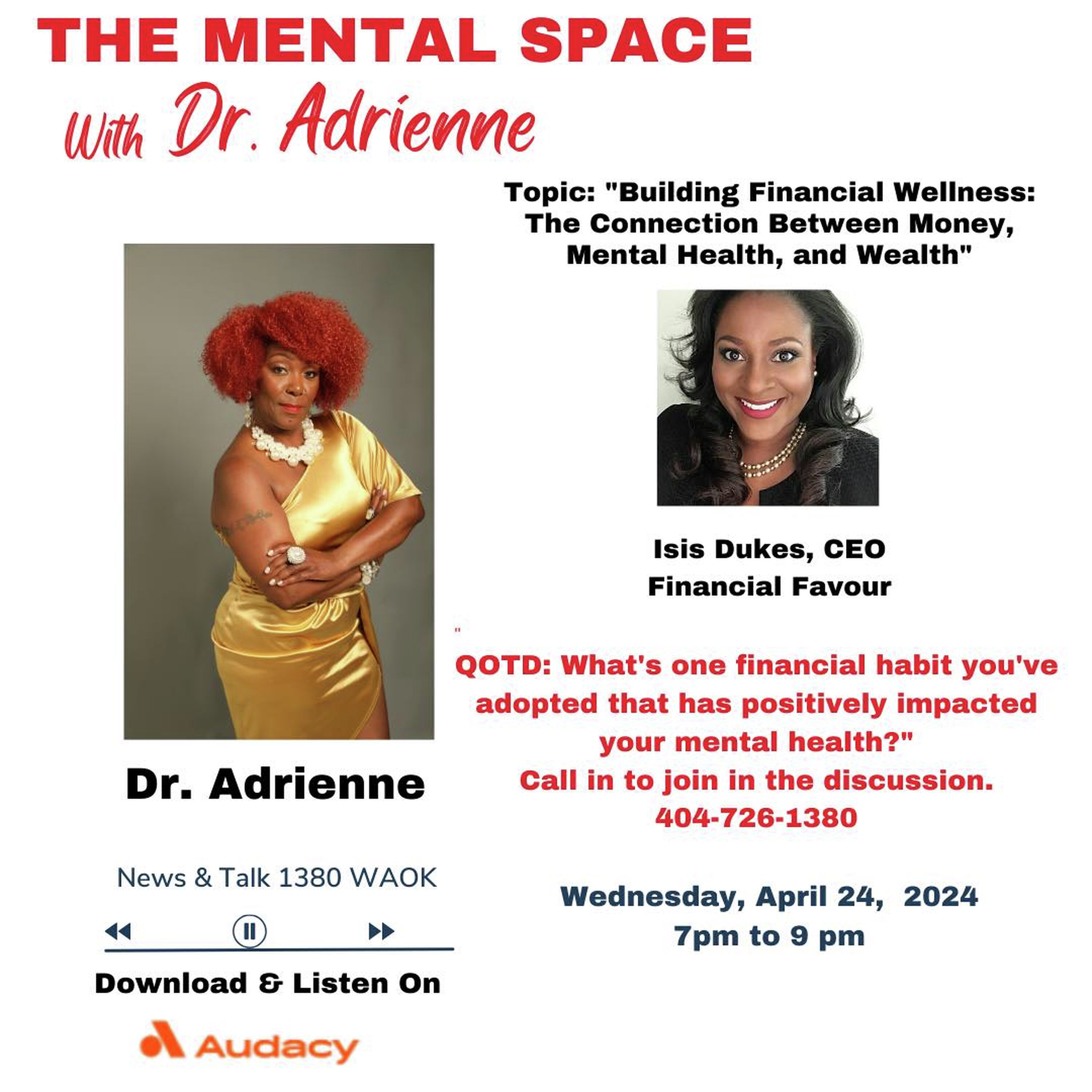 The Mental Space with Dr. Adrienne | Building Financial Wellness