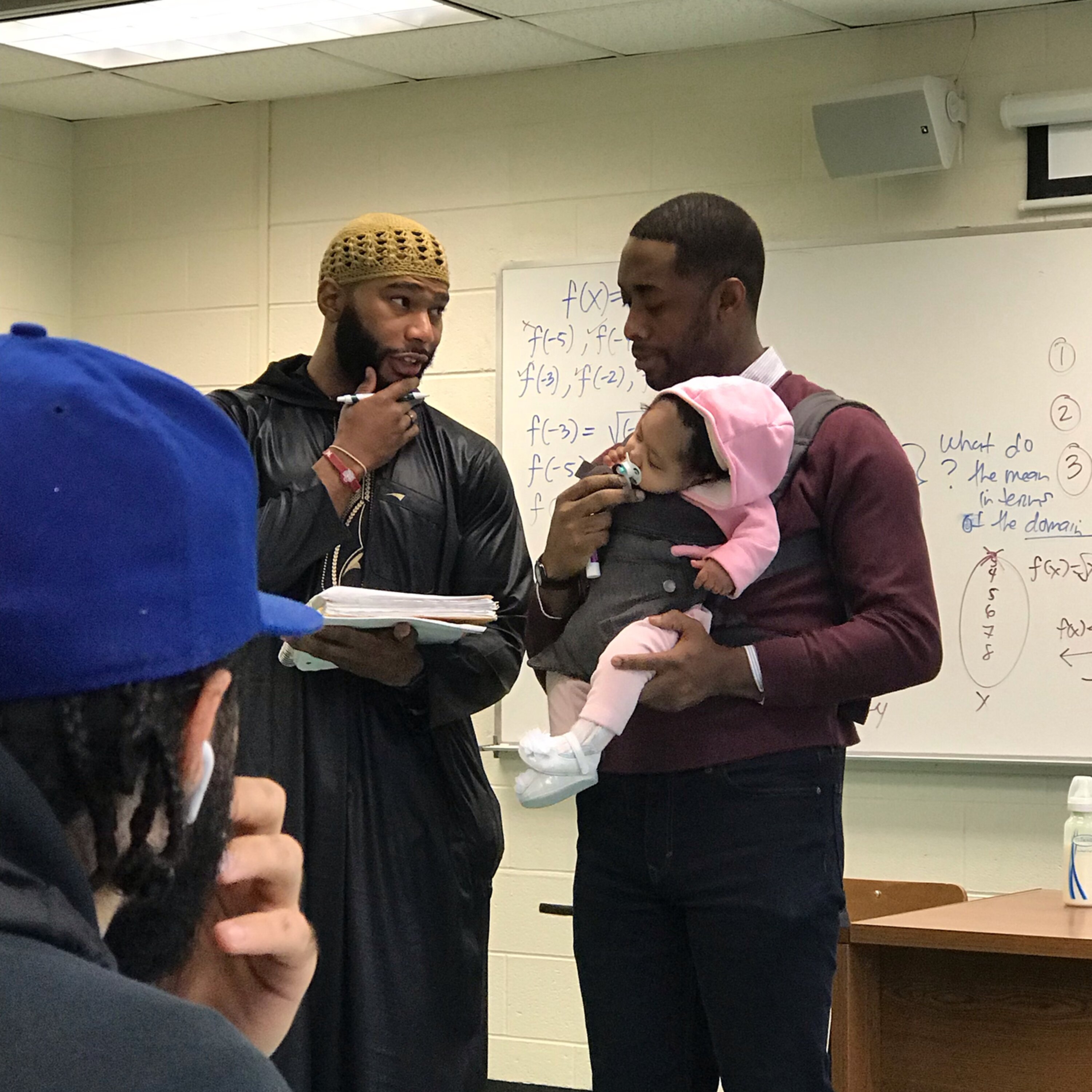 Morehouse Professor Babysits For Student In Class
