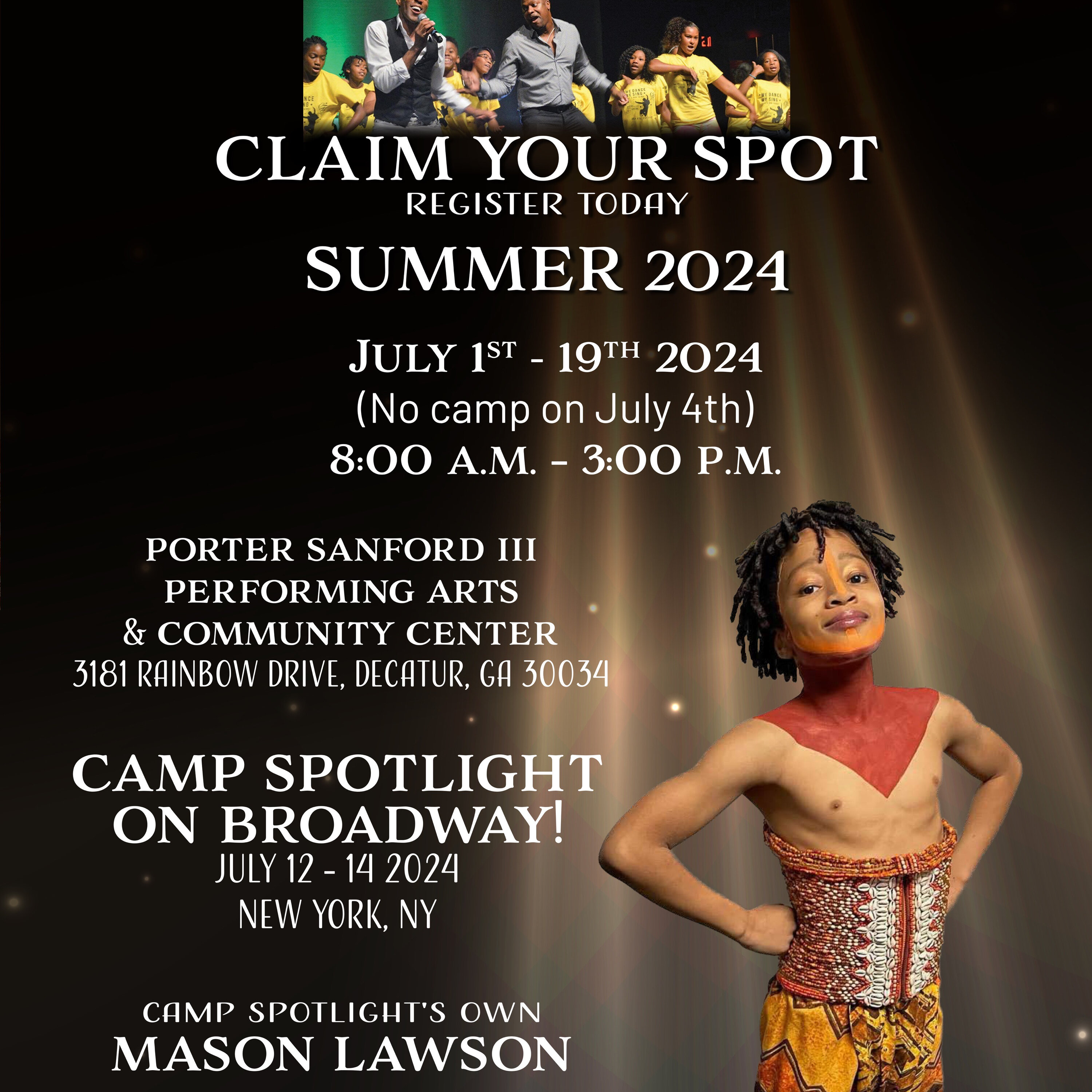 Illuminating Young Talent: Camp Spotlight ATL and Mason Lawson