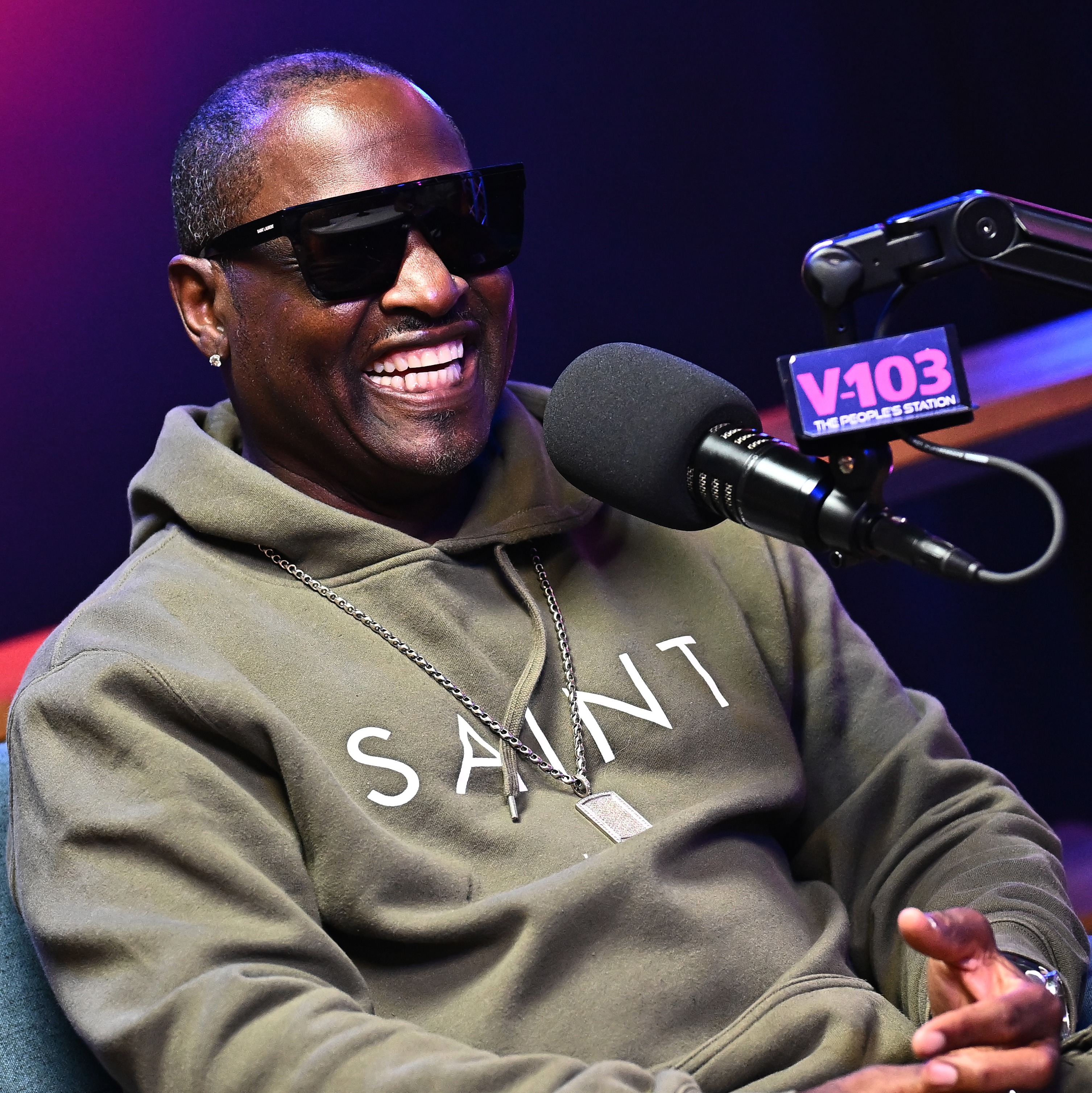 V-103's Big Tigger Morning Show: Johnny Gill