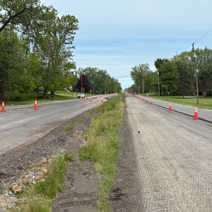 Erie County Executive Mark Poloncarz and deputy commissioner for the Department of Public Works, Karen Hoak on the upcoming road construction season in Erie County