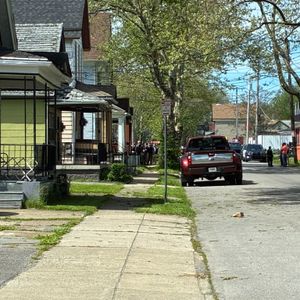 Buffalo Police Commissioner Erika Shields provides a press briefing on the officer-involved shooting on Sherman Street in the city's East Side neighborhood on Tuesday