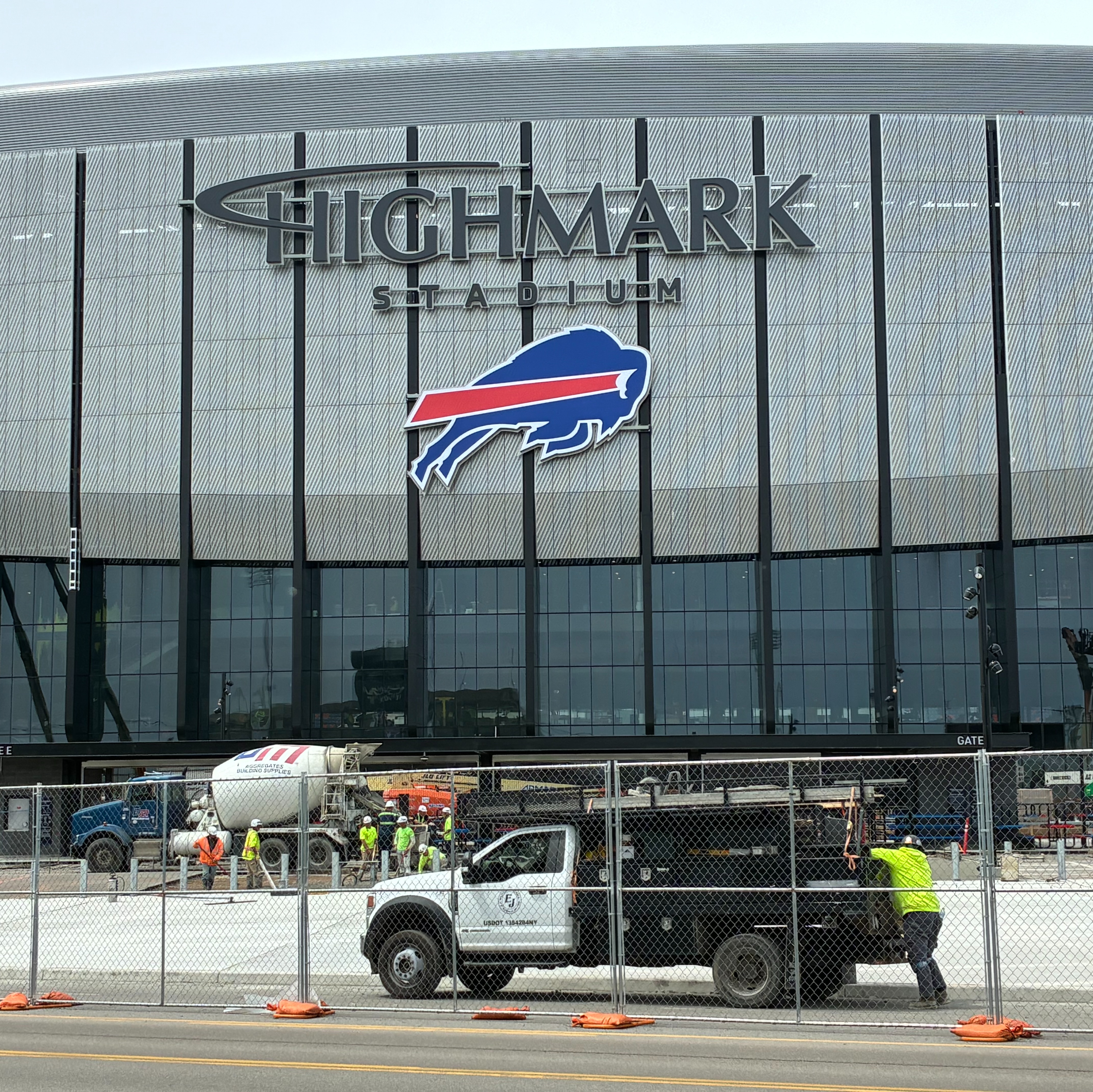 Erie County Executive Mark Poloncarz with an update on the new Highmark Stadium construction