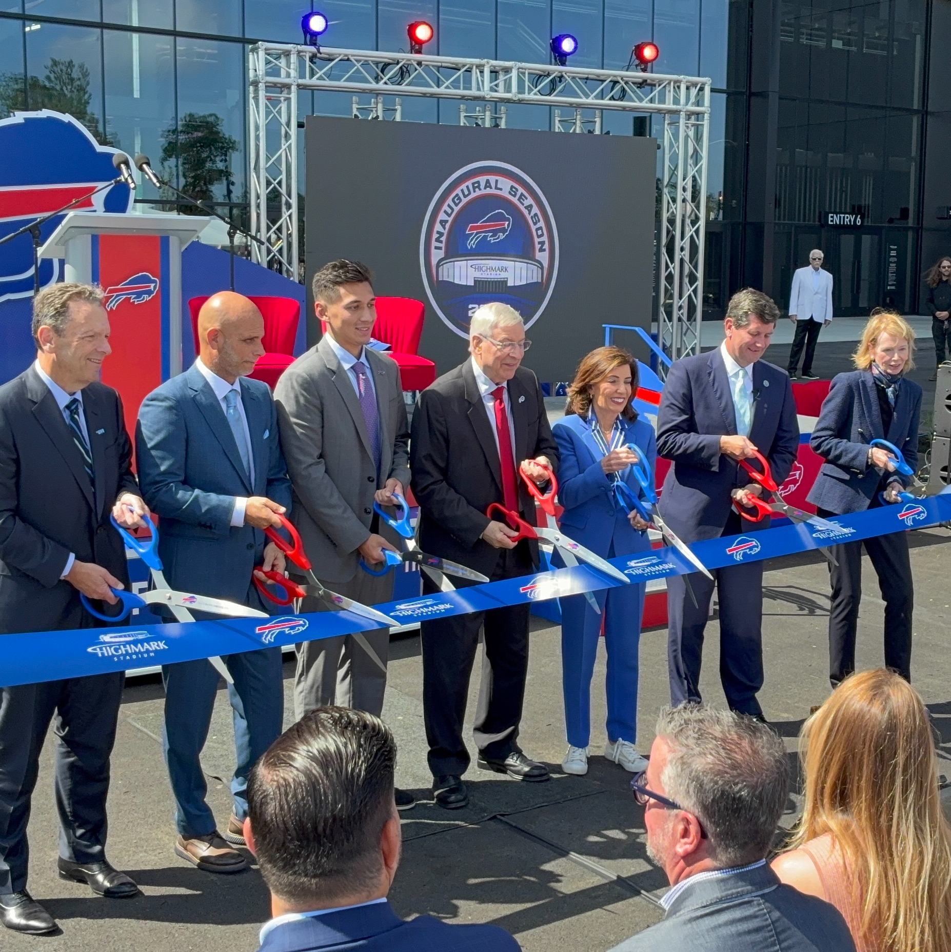 Highmark Stadium ribbon-cutting ceremony