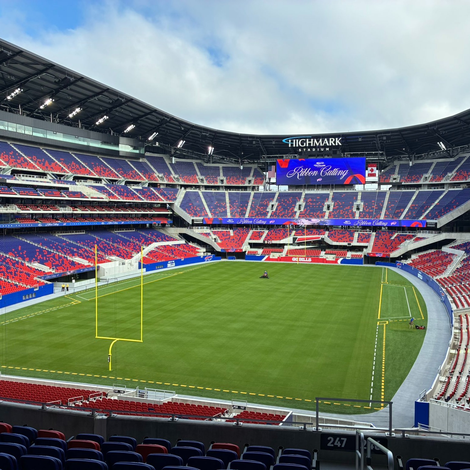 Bills fans on the team's open practices available for fans at the new Highmark Stadium ahead of the regular season