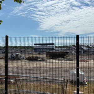 Bills fans react to seeing the old Highmark Stadium in a pile of steel and concrete rubble in Orchard Park