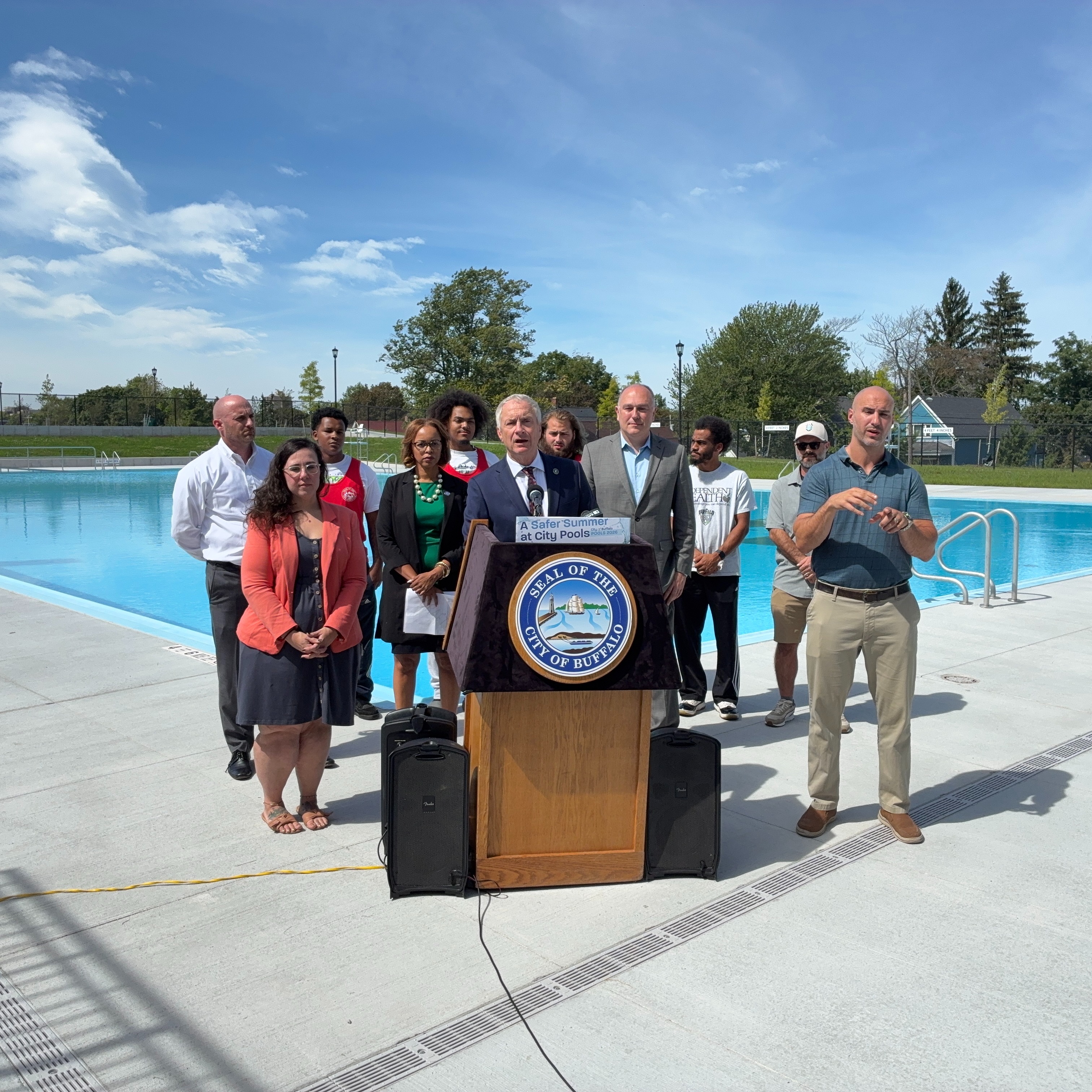 Buffalo Mayor Sean Ryan highlights a safe and successful pool season in the city
