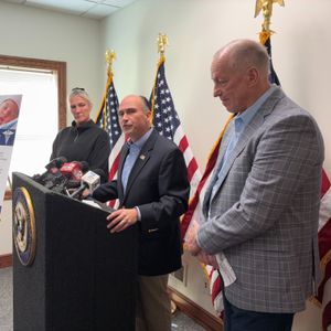 Congressman Nick Langworthy introduces the Surge to Save Newborns Act alongside Bills Hall-of-Famer Jim Kelly and his wife Jill