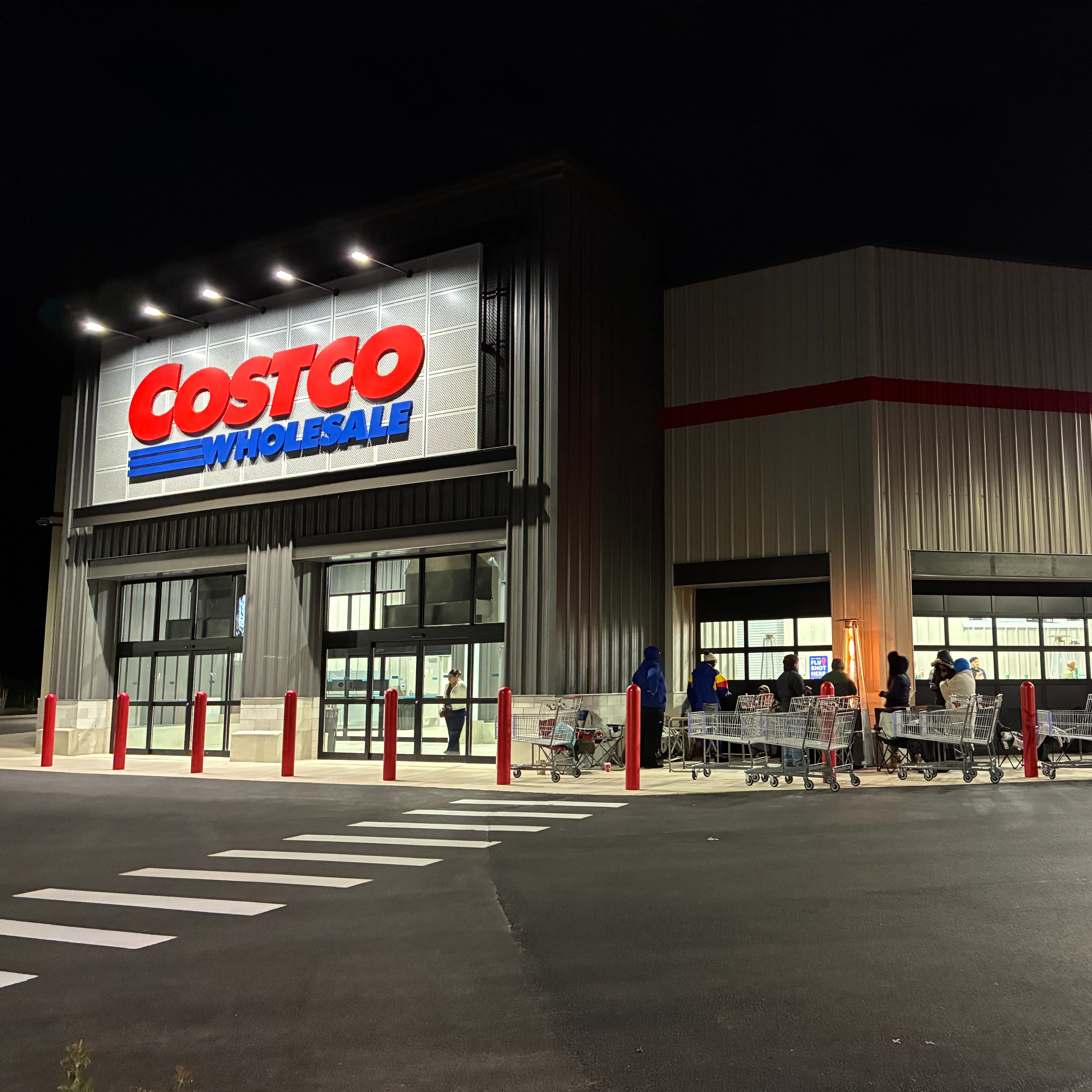 A.J. Baynes from the Amherst Chamber of Commerce on the opening of Costco on Wednesday
