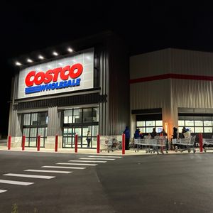 A.J. Baynes from the Amherst Chamber of Commerce on the opening of Costco on Wednesday
