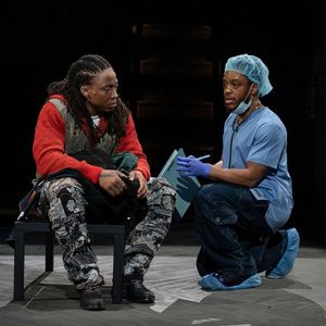 A Depaul Grad and Oscar winning playwright is back in Chicago with a new play at Steppenwolf.