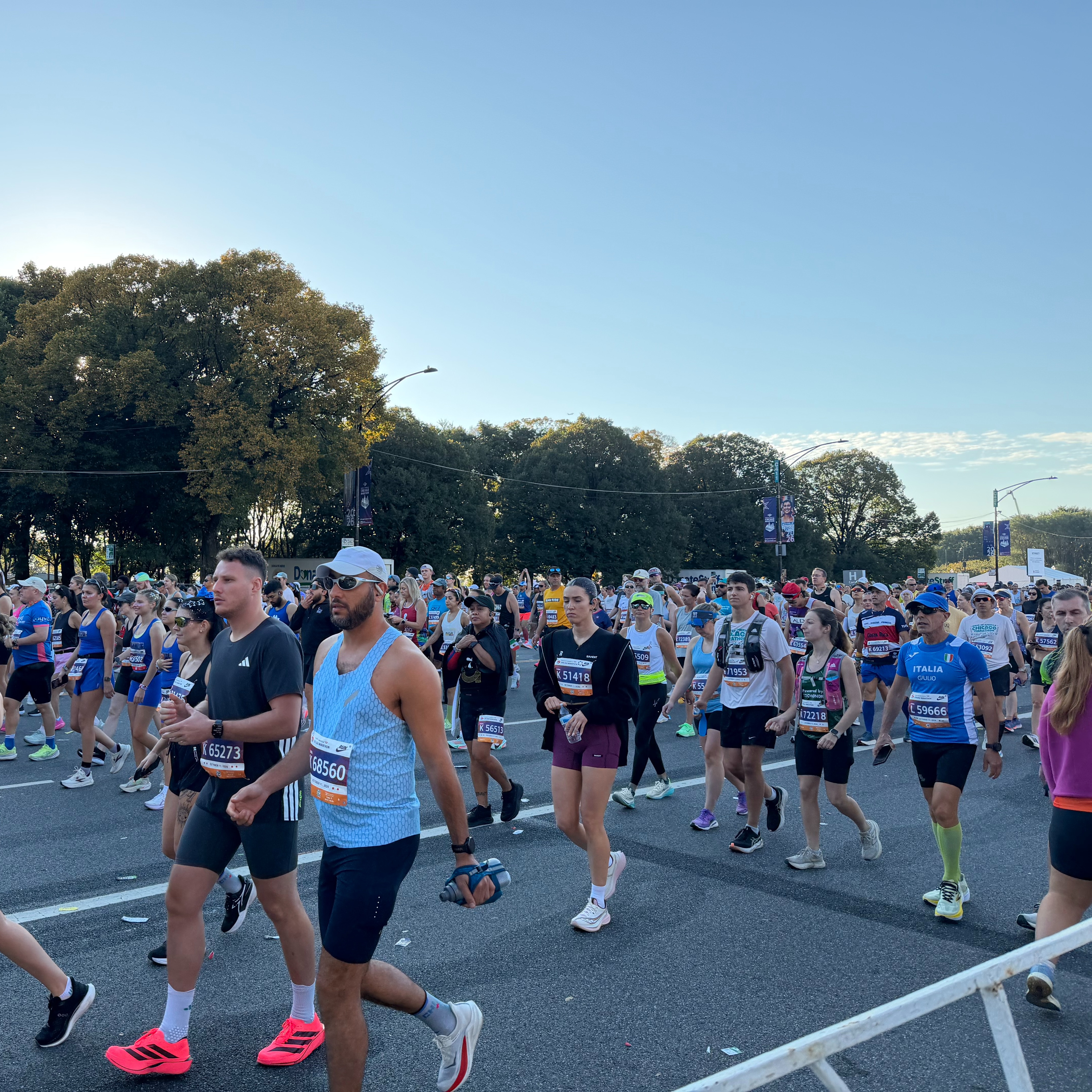 Runners from around the world take to the streets of Chicago for 48th marathon