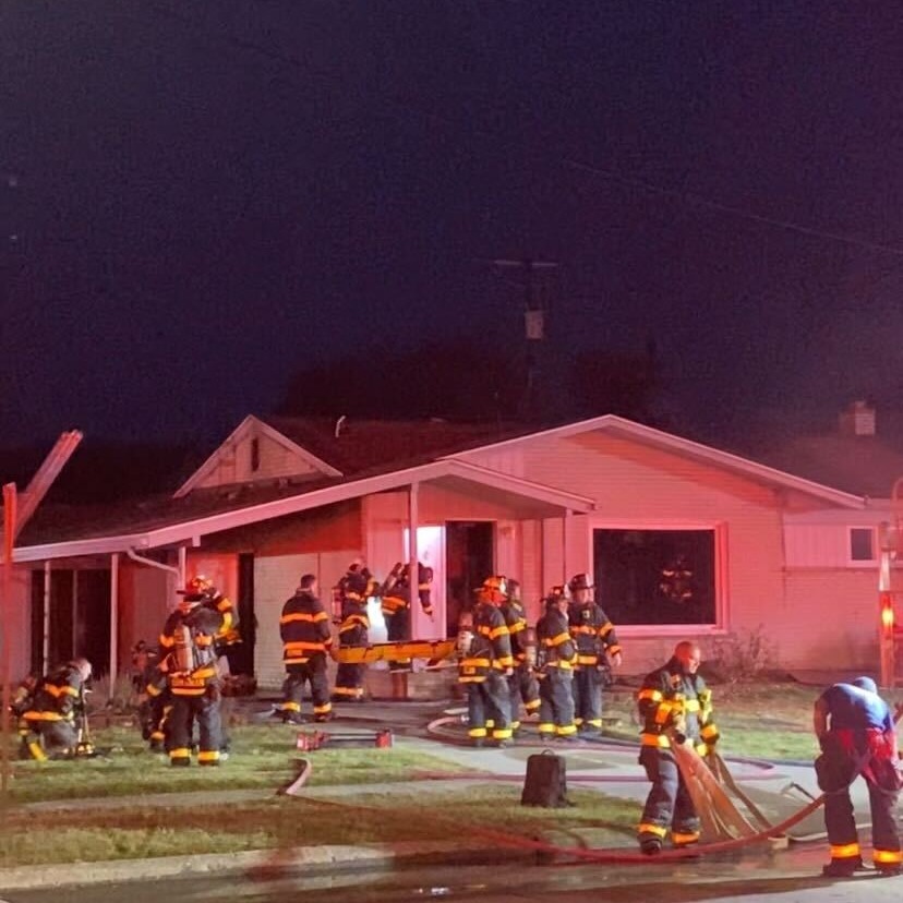 Livonia firefighter rescued after mayday call while battling fire