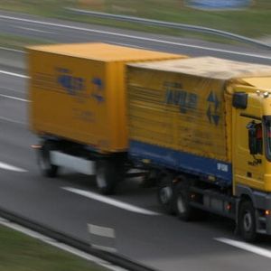 Autonomous truck in Germany doesn't have a cab