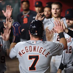 The Tigers fan who caught McGonigle's first homer