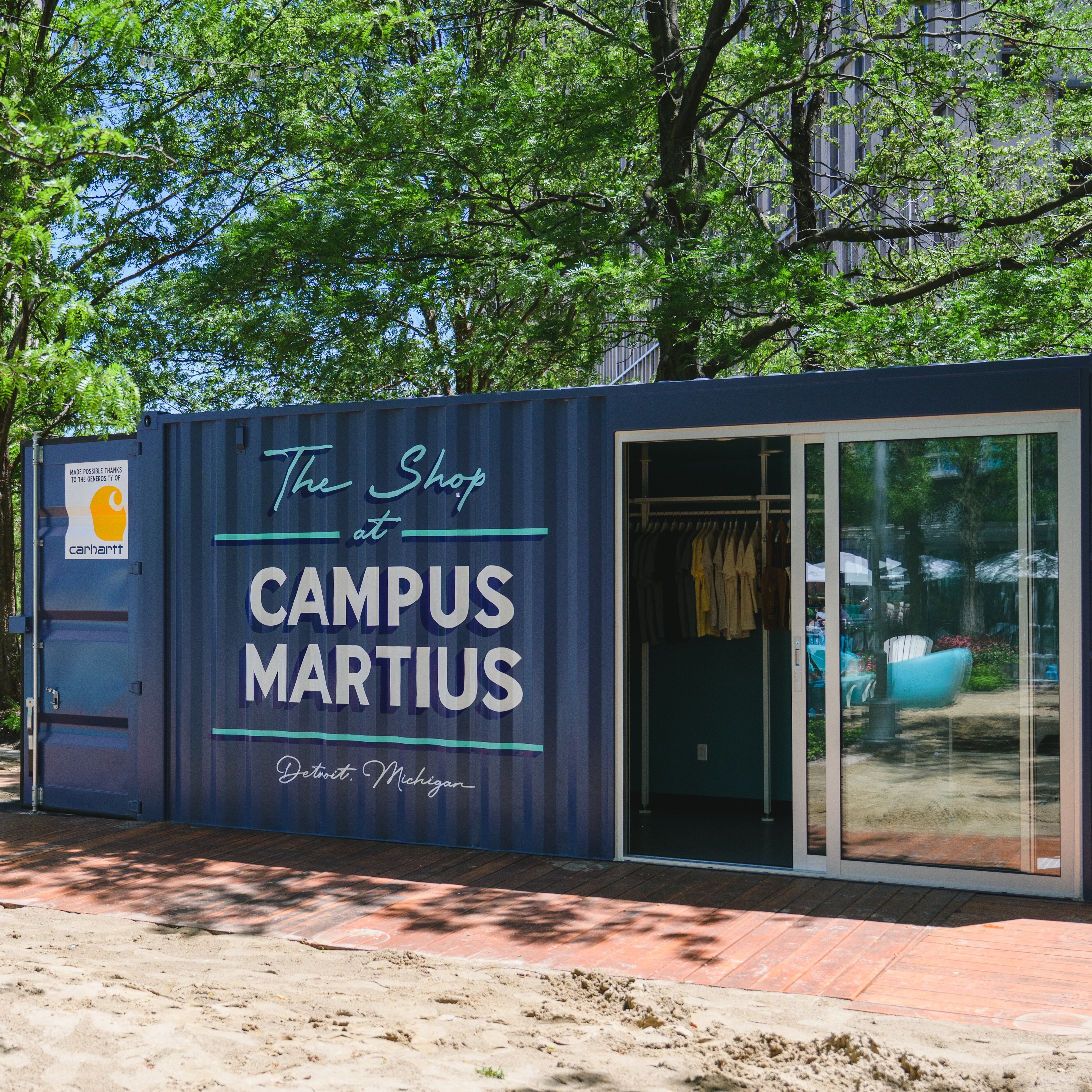 Campus Martius officially has a store