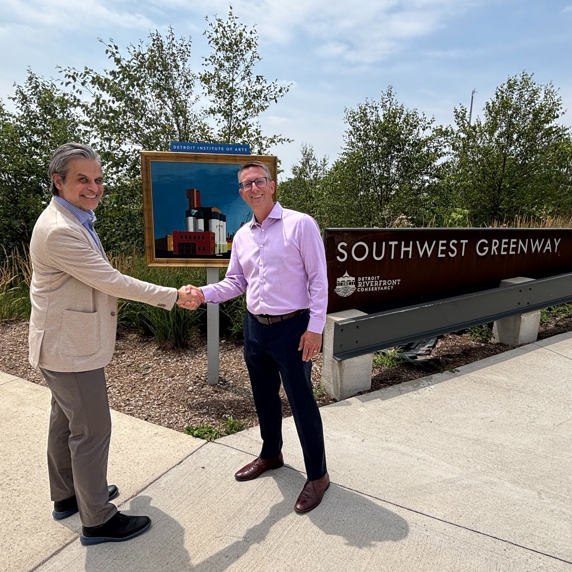 Detroit Riverfront and DIA expand partnership with fine art