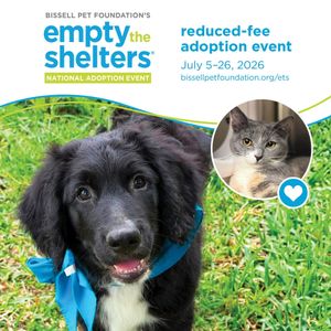Want a pet?  Empty the Shelters pet adoption event underway