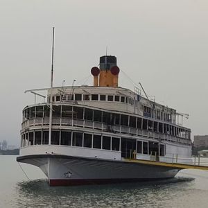 Walk through museum set up on Boblo Boat