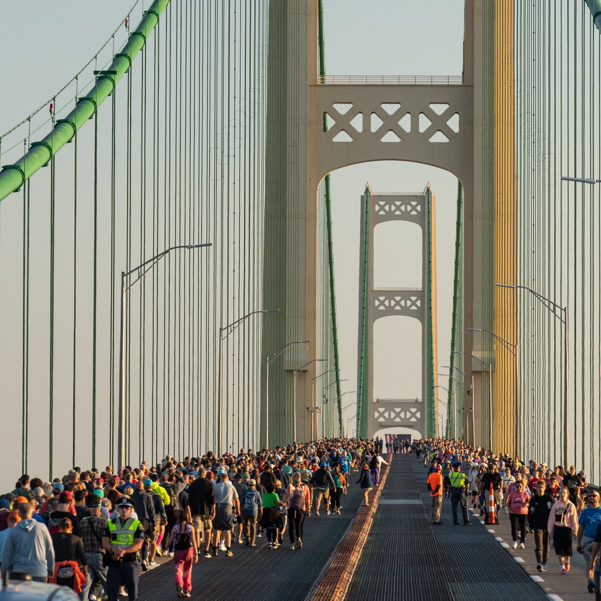 Thousands will spend Labor Day taking part in the Mackinac Bridge Walk