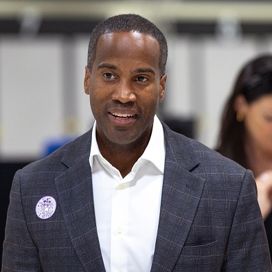 GOP gubernatorial candidate John James blames Dems for state's problems