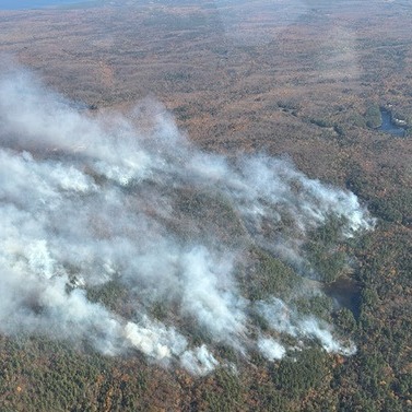 Michigan DNR battling 2 wildfires in the Upper Peninsula