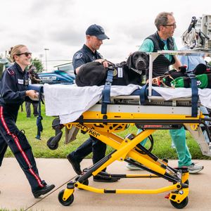 North Flight Aero Med and Corewell Health Aero Med join forces to help K-9 officers
