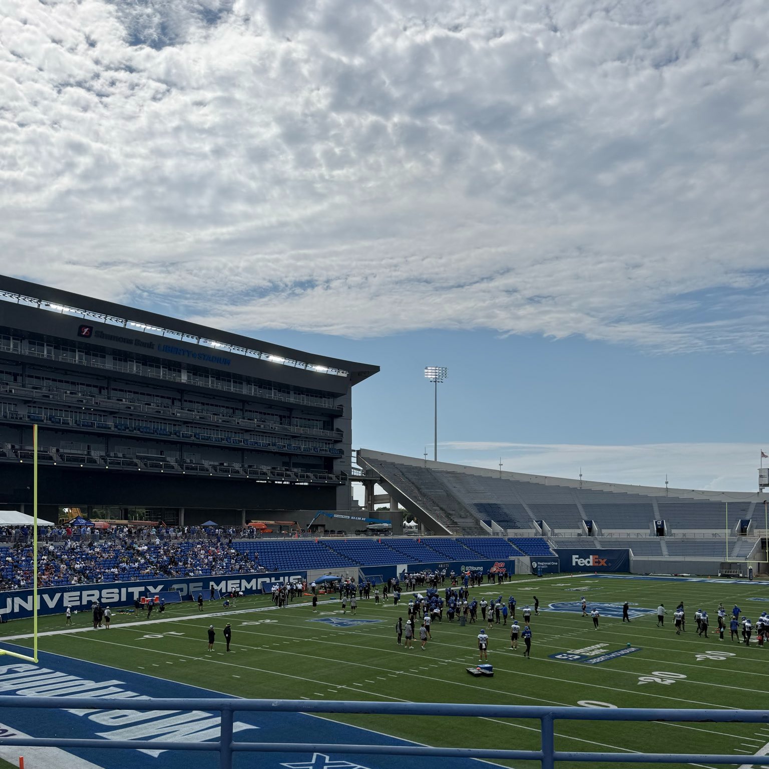 Memphis Tigers Fan Fest--- John Martin described his experience at the new Simmons Bank Liberty Stadium for 2026 Fan Fest