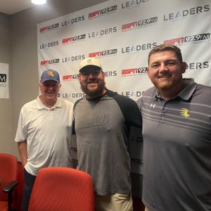 New Coach Herrington & Co-Coach/Legendary TSSAA Coach Buster Kelso in-studio with Gabe Kuhn on 92.9 FM ESPN