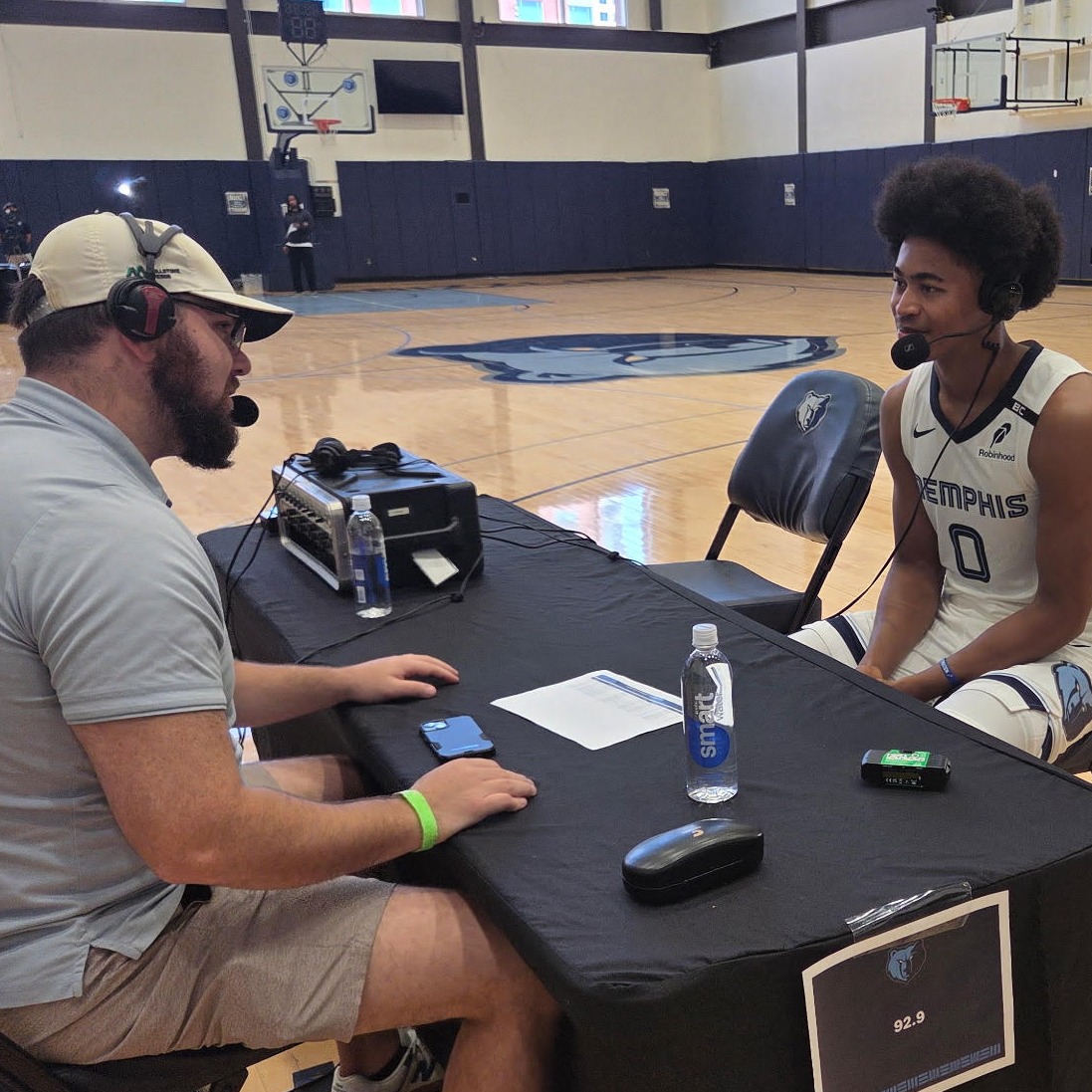 Grizzlies Media Day 2026--Jaylen Wells interview with Gabe Kuhn on 92.9 FM ESPN