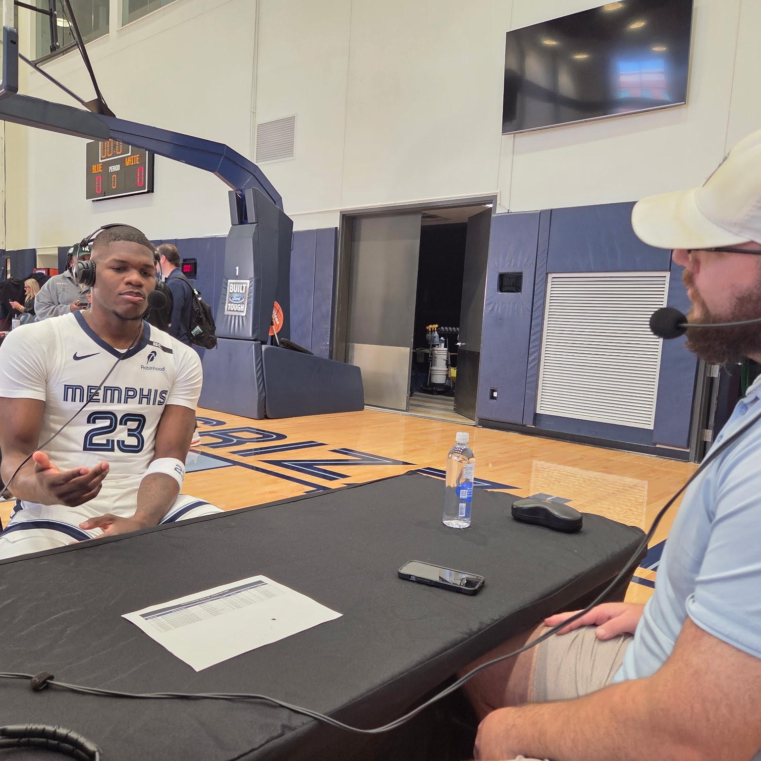 Grizzlies Media Day 2026--Cedric Coward interview with Gabe Kuhn on 92.9 FM ESPN