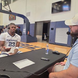 Grizzlies Media Day 2026--Cedric Coward interview with Gabe Kuhn on 92.9 FM ESPN