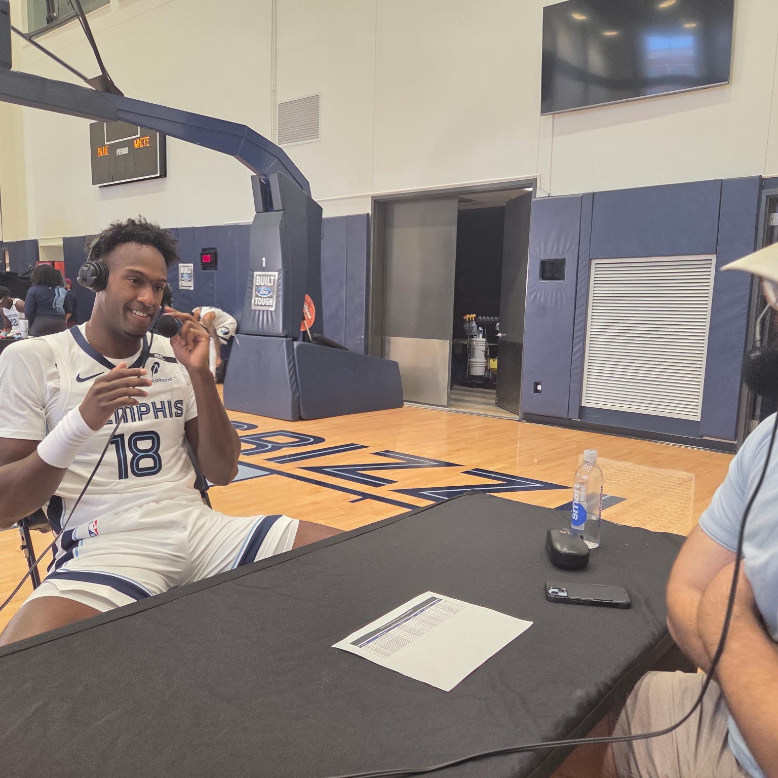 Grizzlies Media Day 2026--Olivier-Maxence Prosper interview with Gabe Kuhn on 92.9 FM ESPN