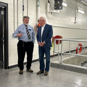 Minnesota Gov. Tim Walz kicking off a statewide infrastructure tour with a $907 million proposal