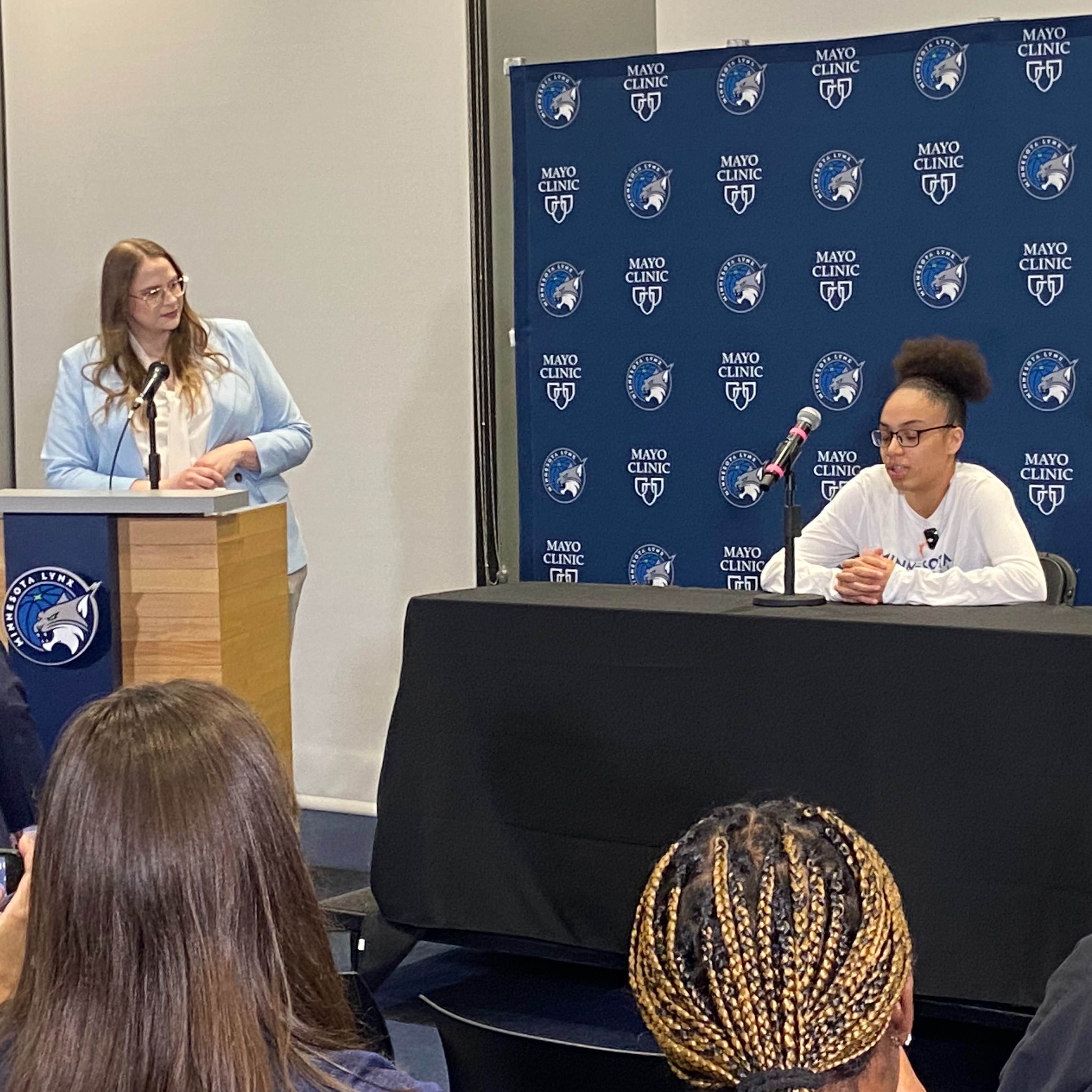 Lynx introduced the newest member of their squad - number two overall pick, guard Olivia Miles