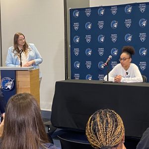Lynx introduced the newest member of their squad - number two overall pick, guard Olivia Miles