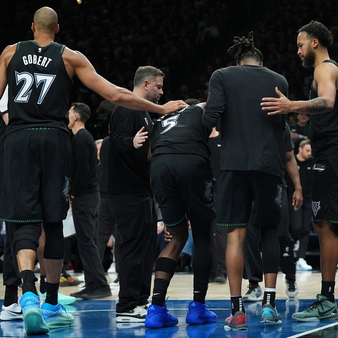 Edwards knee has no structural damage but he's out for Game 5 and listed as "week-to-week"