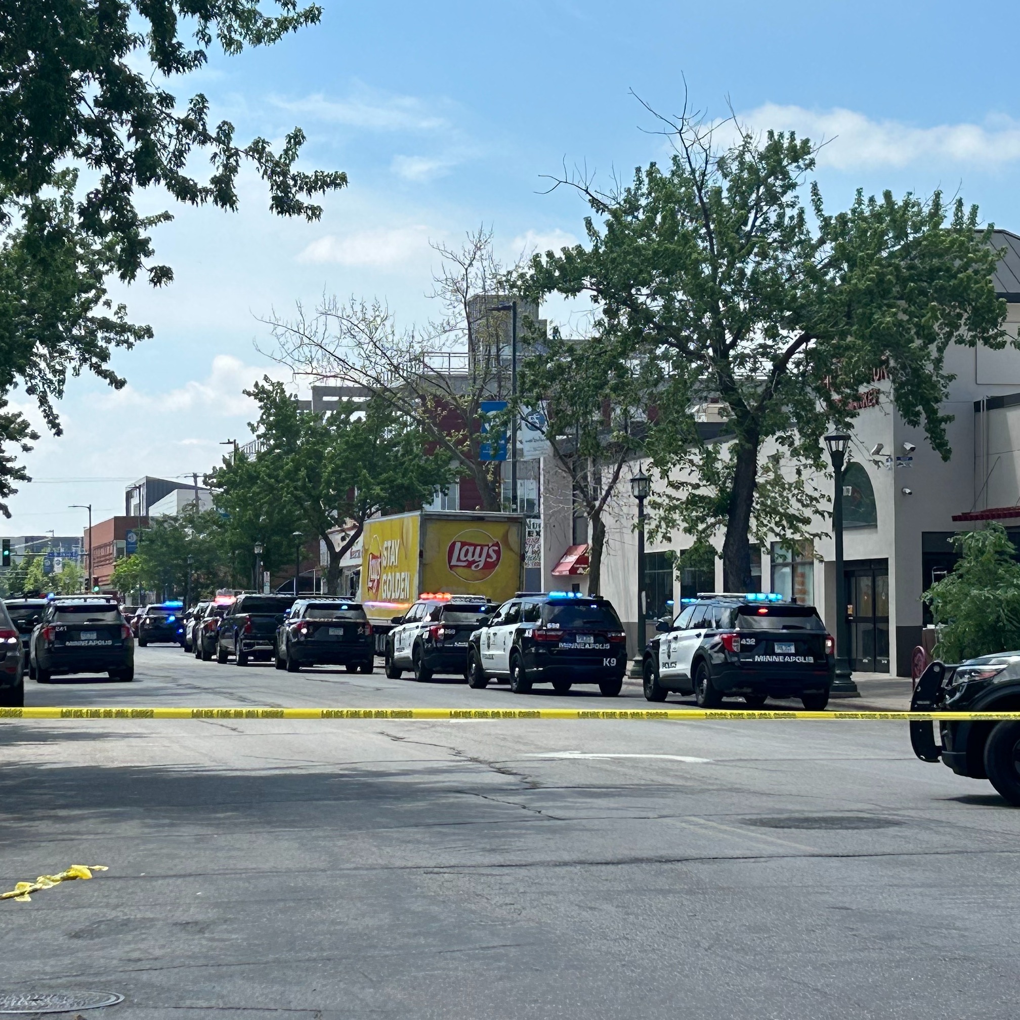 Armed suspect continues to be holed up in south Minneapolis apartment after firing at law enforcement