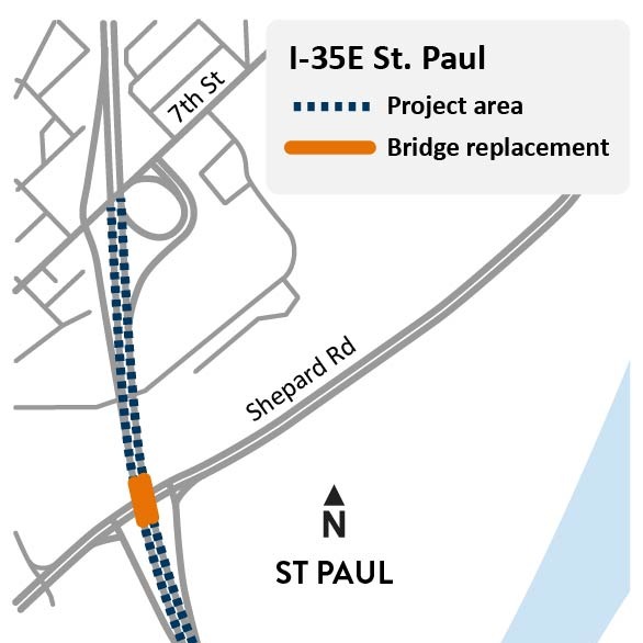MNDOT is giving St. Paul commuters an interactive view of the upgrades being made to the I-35E bridge near downtown